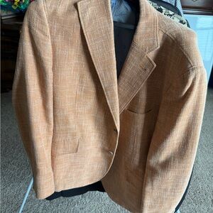 Robert Graham Light Orange Textured Sport Coat